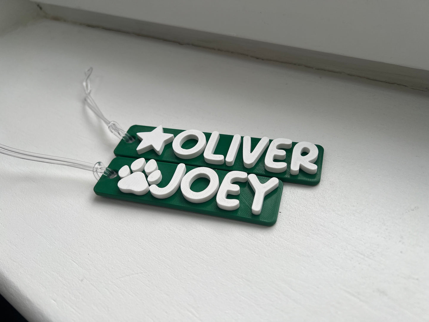 Personalised Book Bag Tag