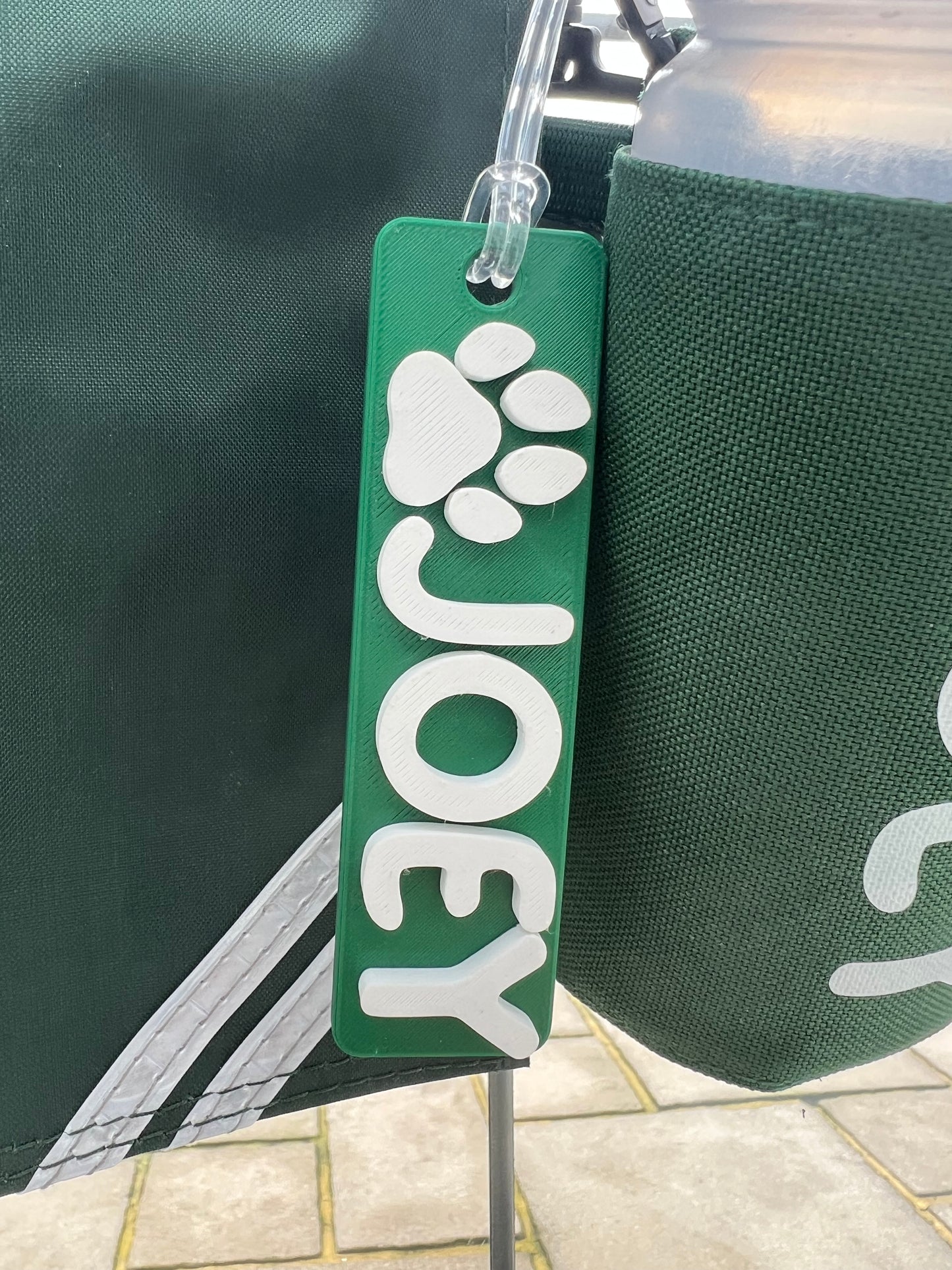 Personalised Book Bag Tag