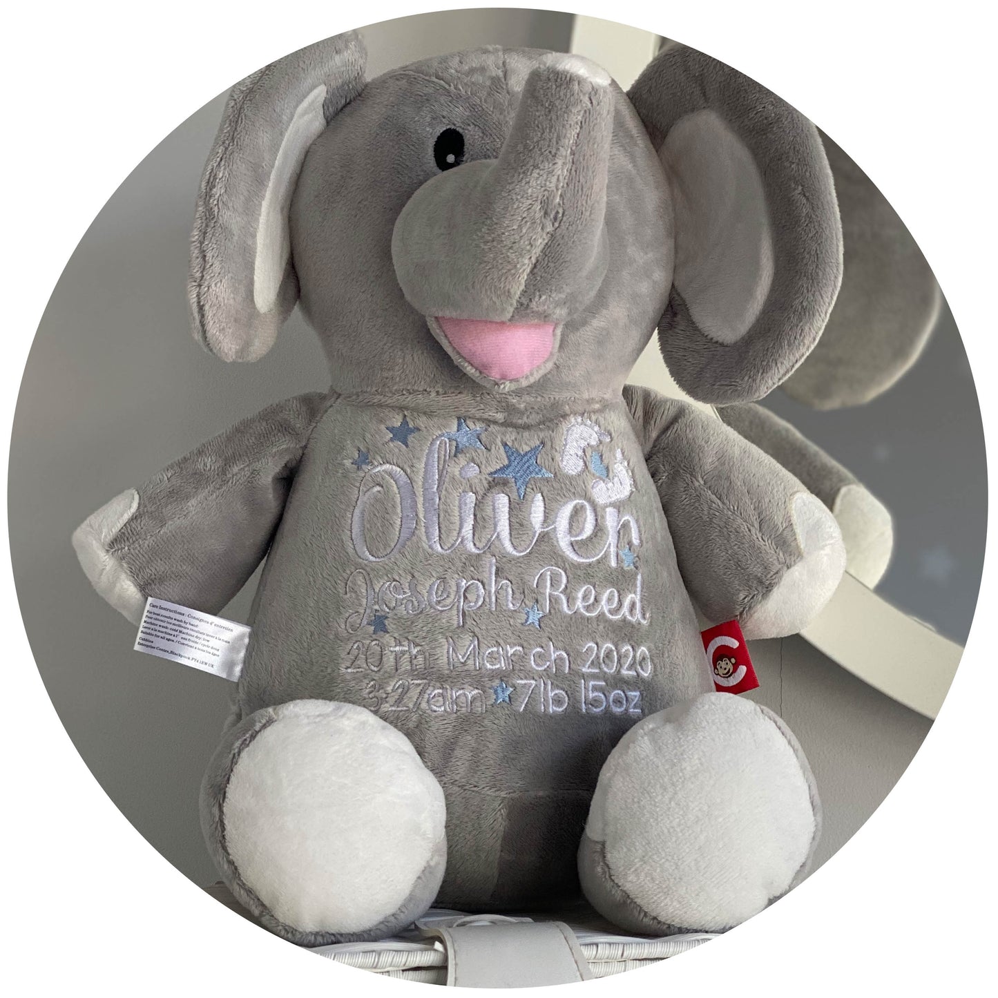 Elle the Grey Elephant Cubby