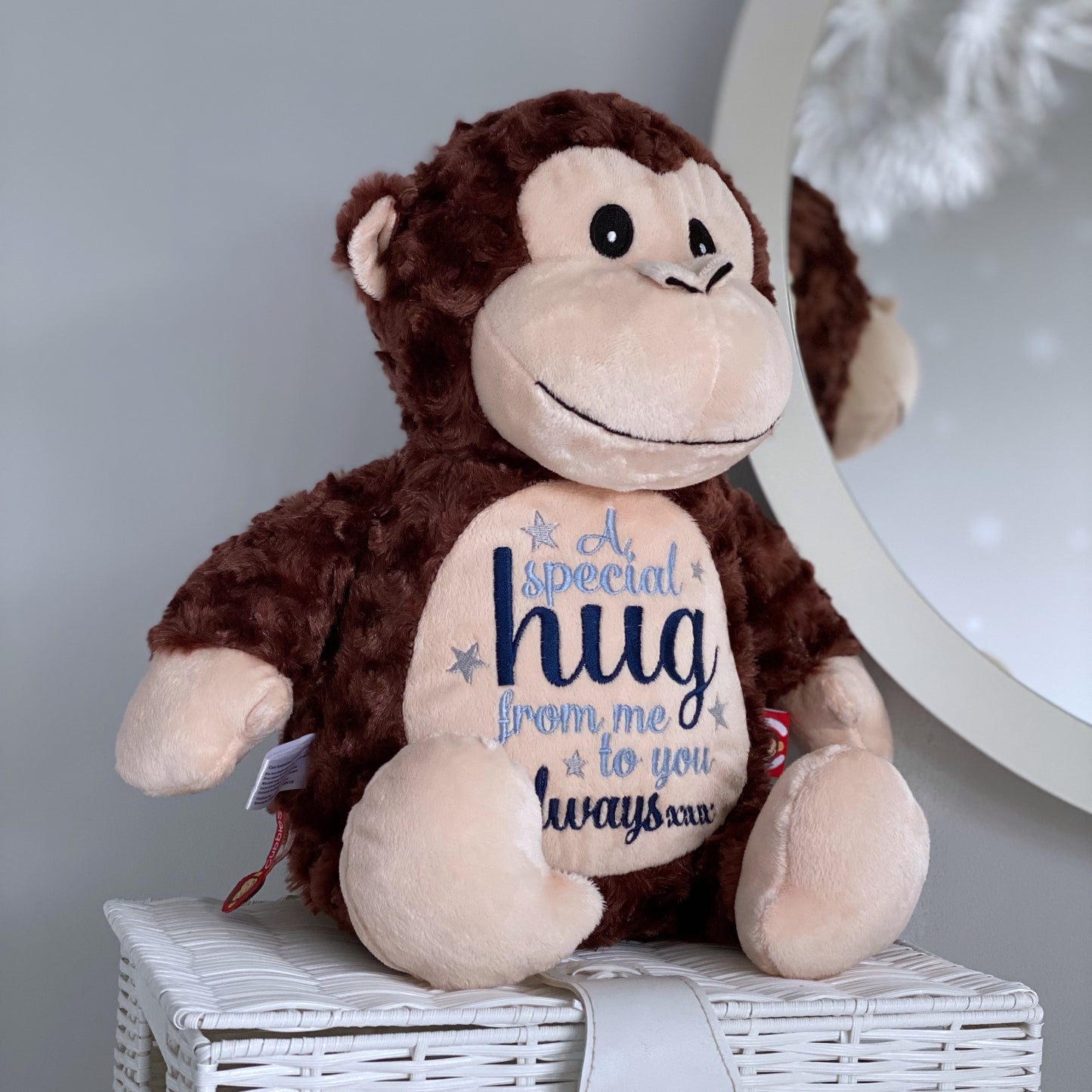 Huggles the Monkey Cubby