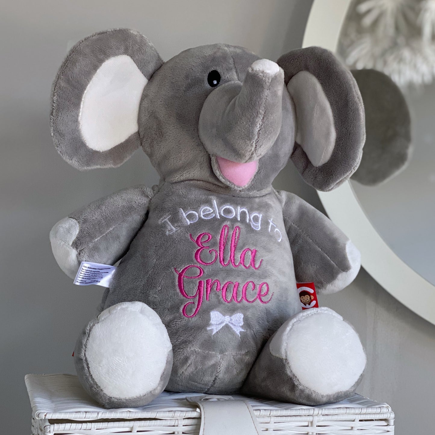 Elle the Grey Elephant Cubby