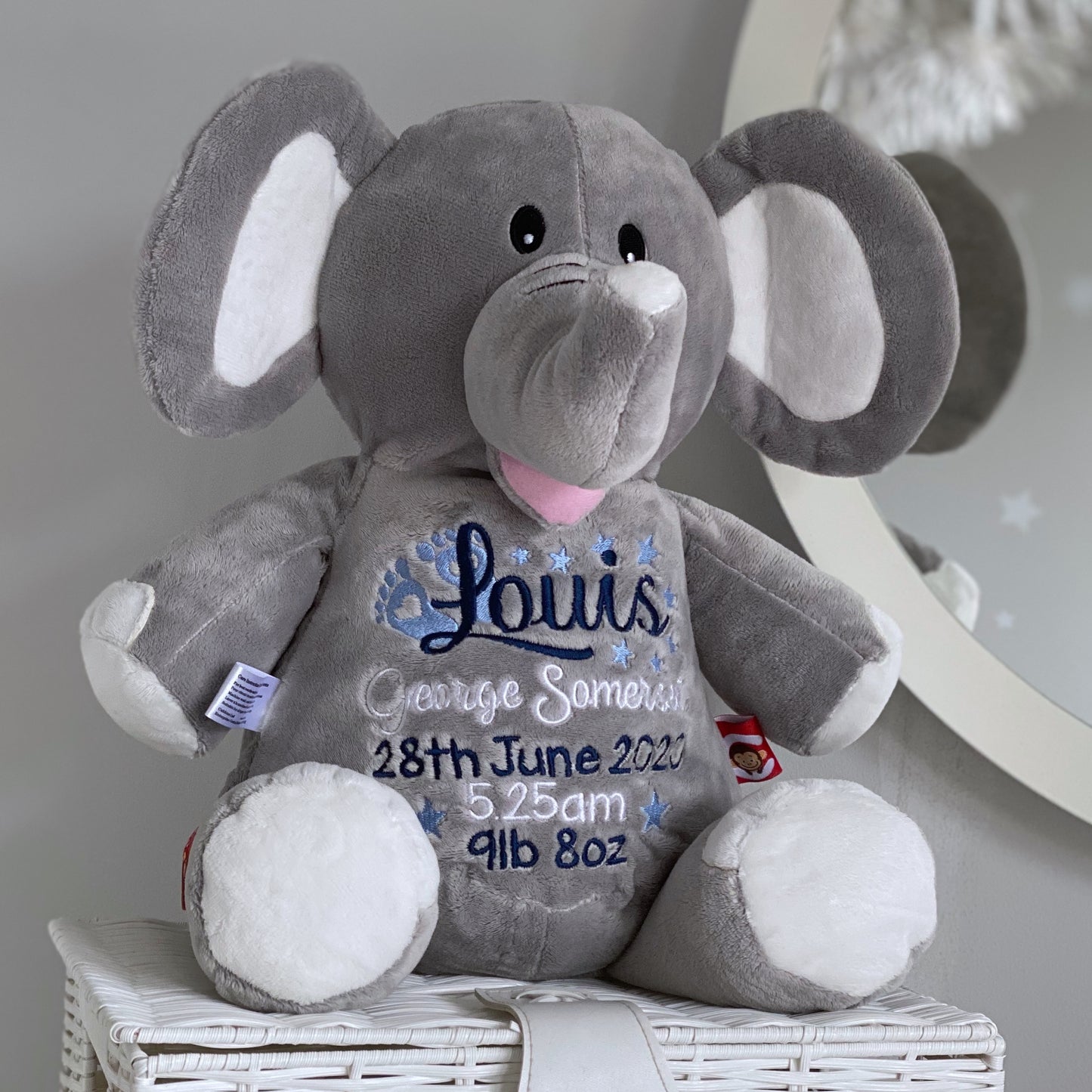 Elle the Grey Elephant Cubby