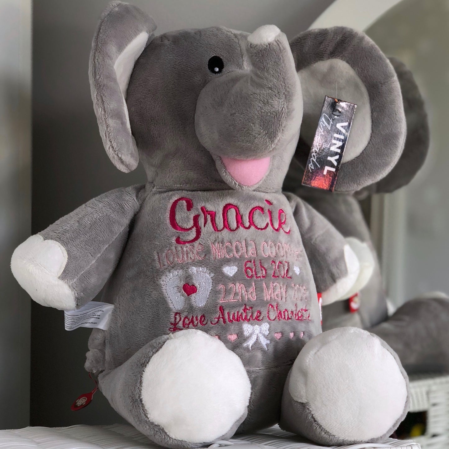 Elle the Grey Elephant Cubby