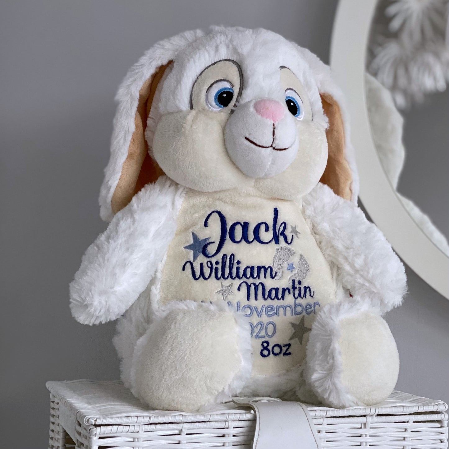 Clovis Brampton III the White Bunny Cubby