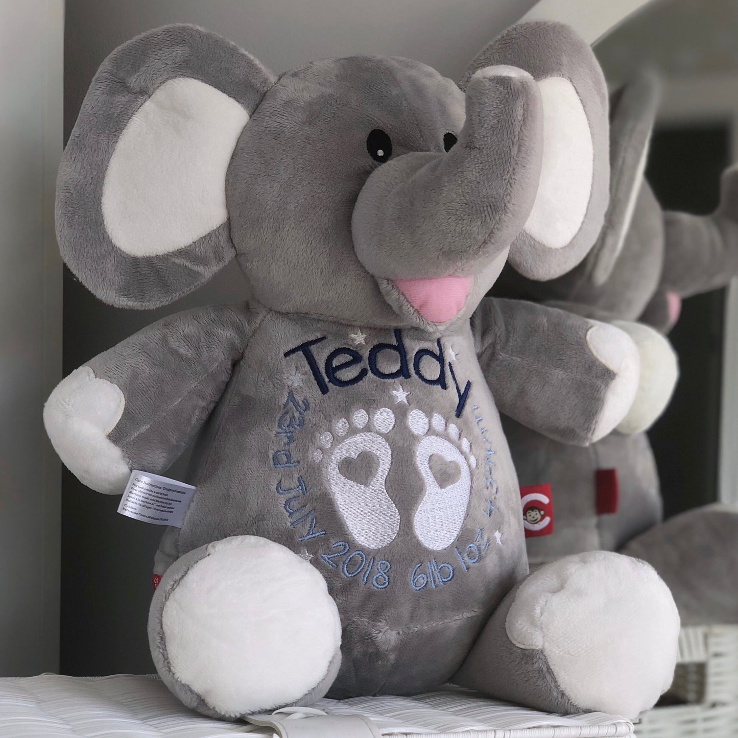 Elle the Grey Elephant Cubby