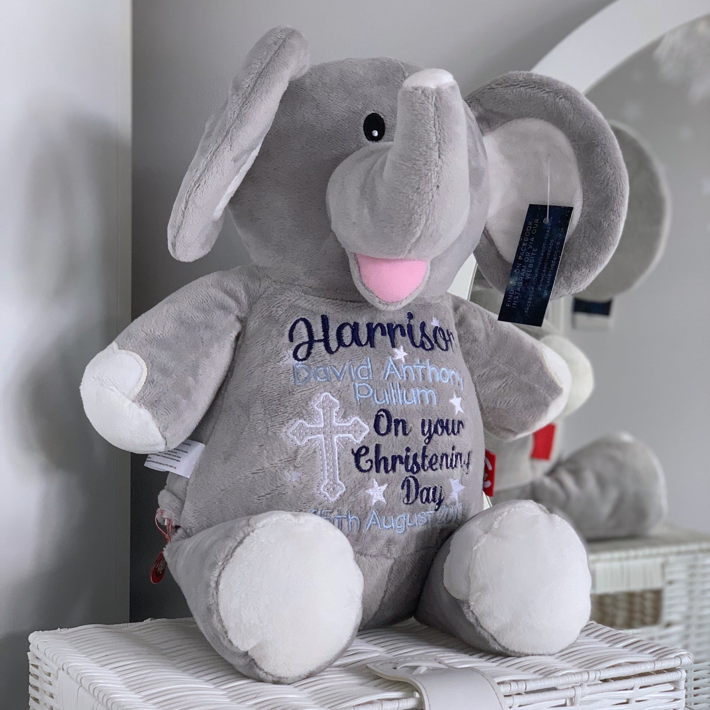 Elle the Grey Elephant Cubby