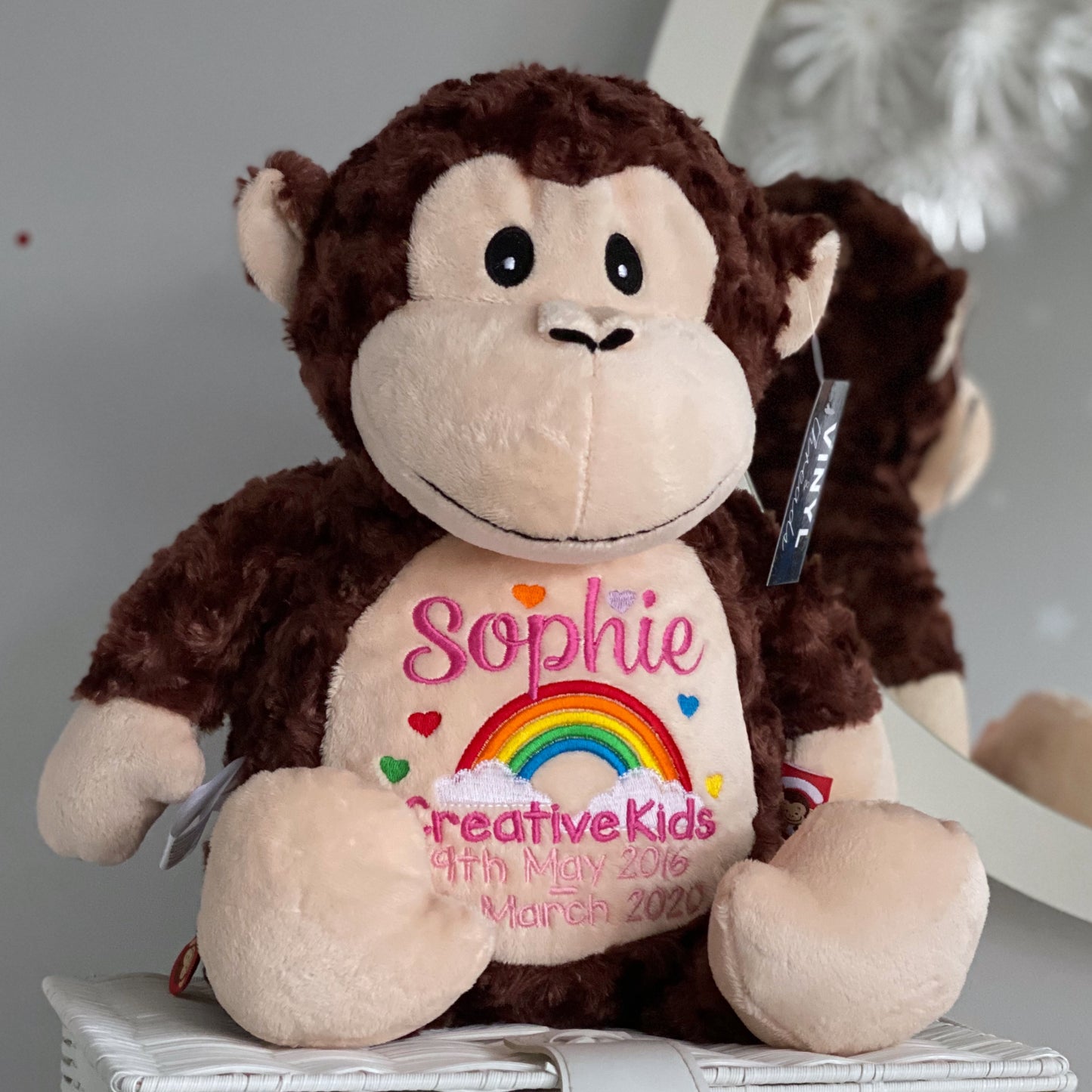 Huggles the Monkey Cubby