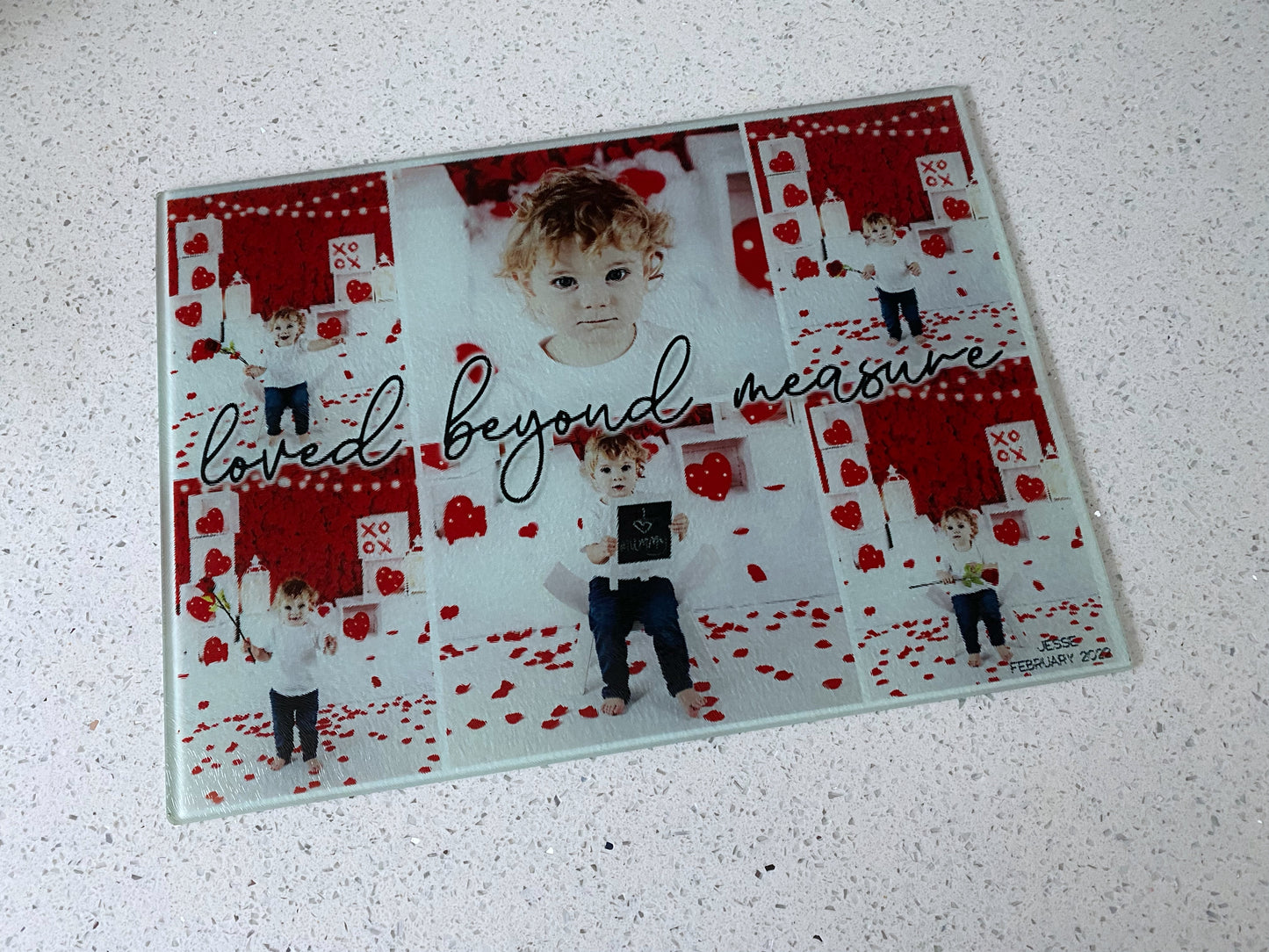 Personalised Rectangle Glass Board