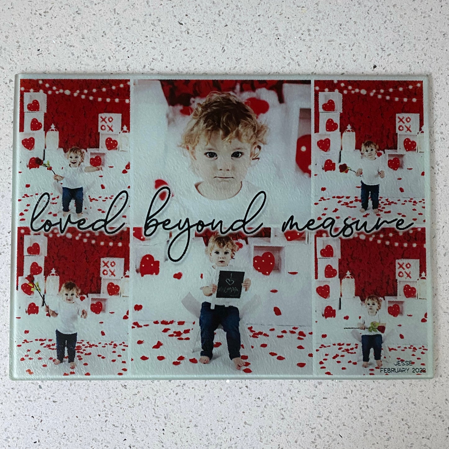 Personalised Rectangle Glass Board