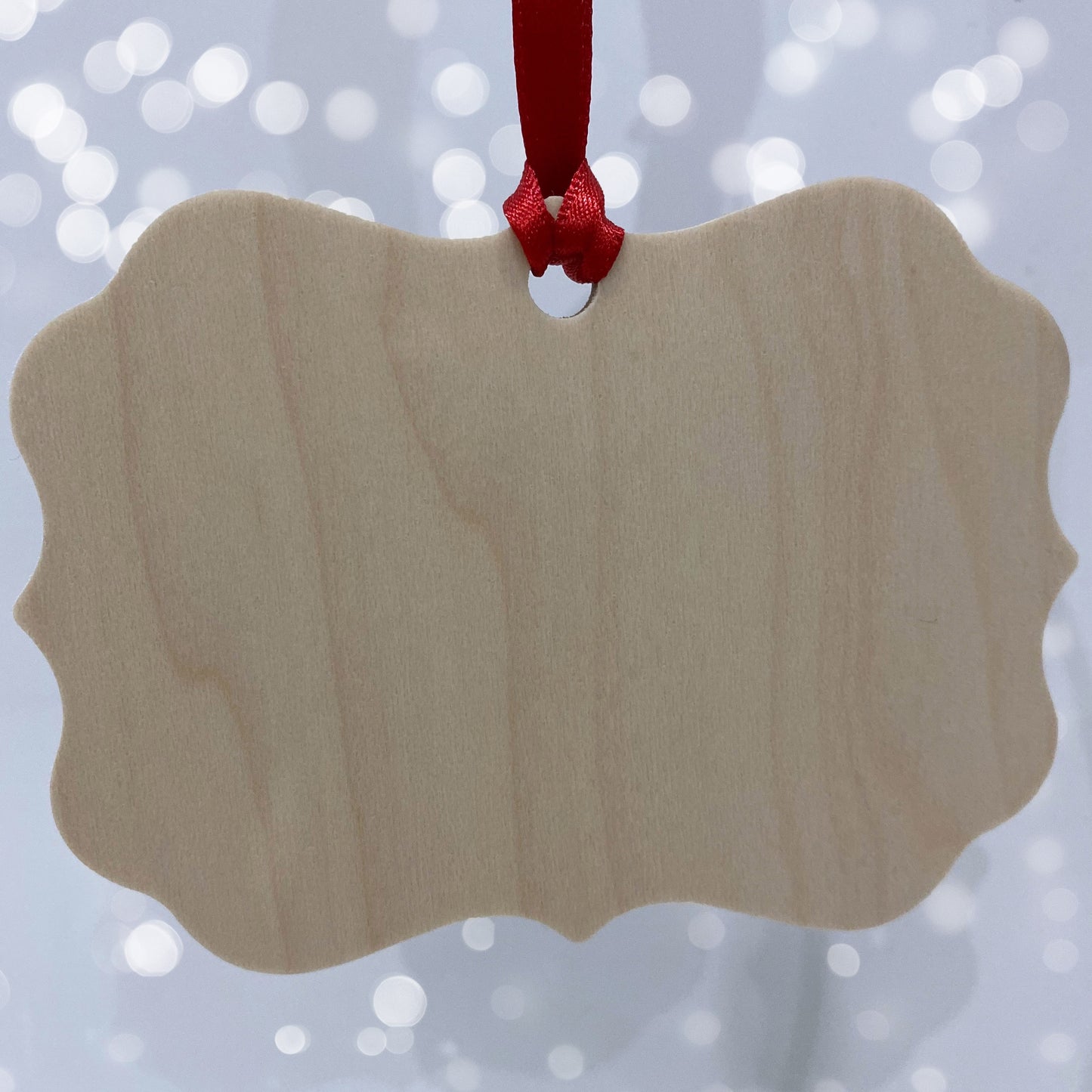 Personalised Wooden Christmas Hanging Decoration