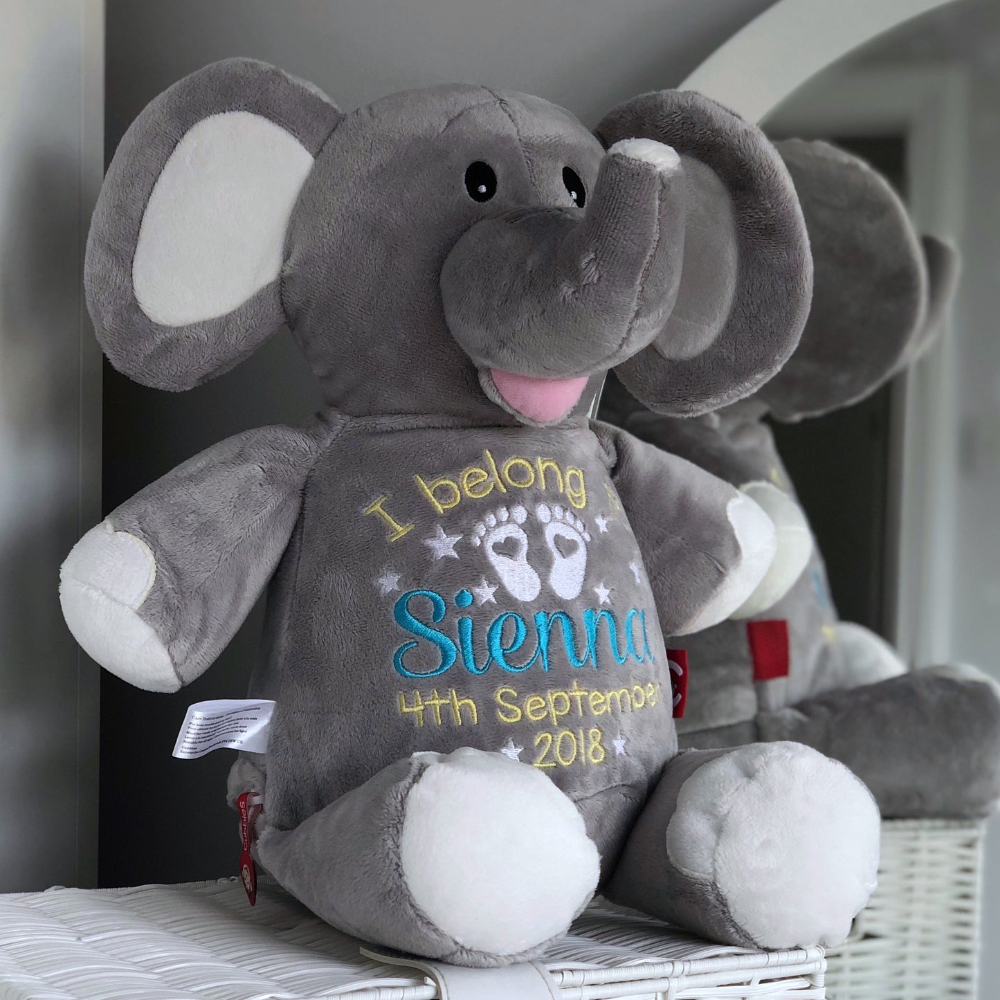 Elle the Grey Elephant Cubby
