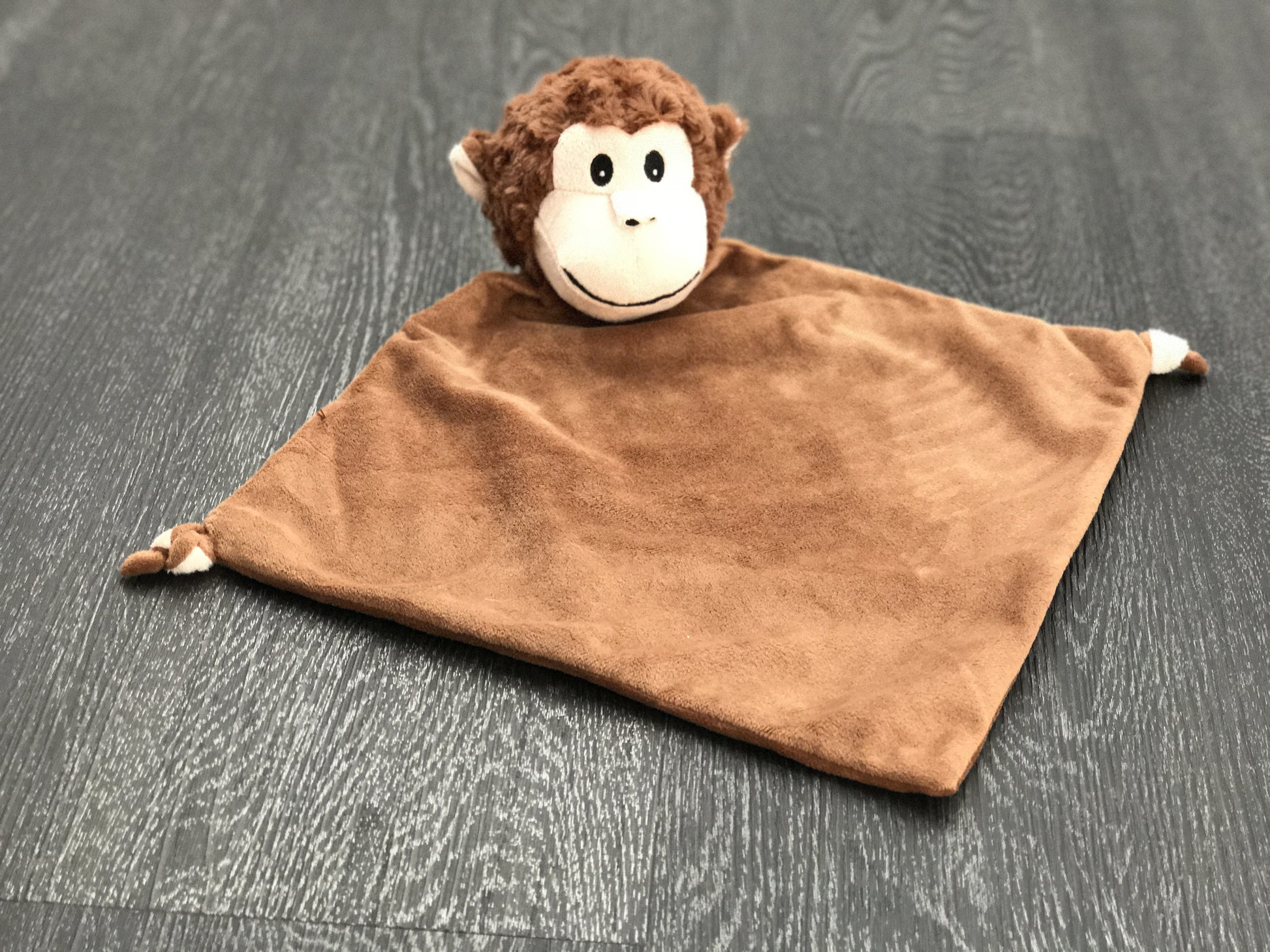 Monkey Blankie with Personalisation by Vinyl and Threads