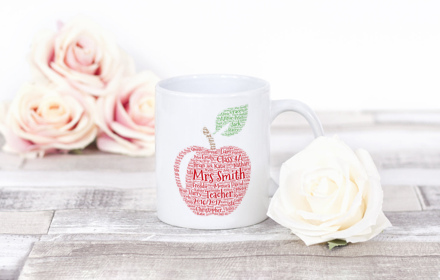 Teacher Word Art Mug